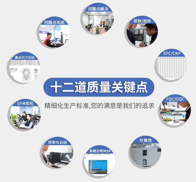 光纖零件數(shù)控車床加工完善的質量管理體系